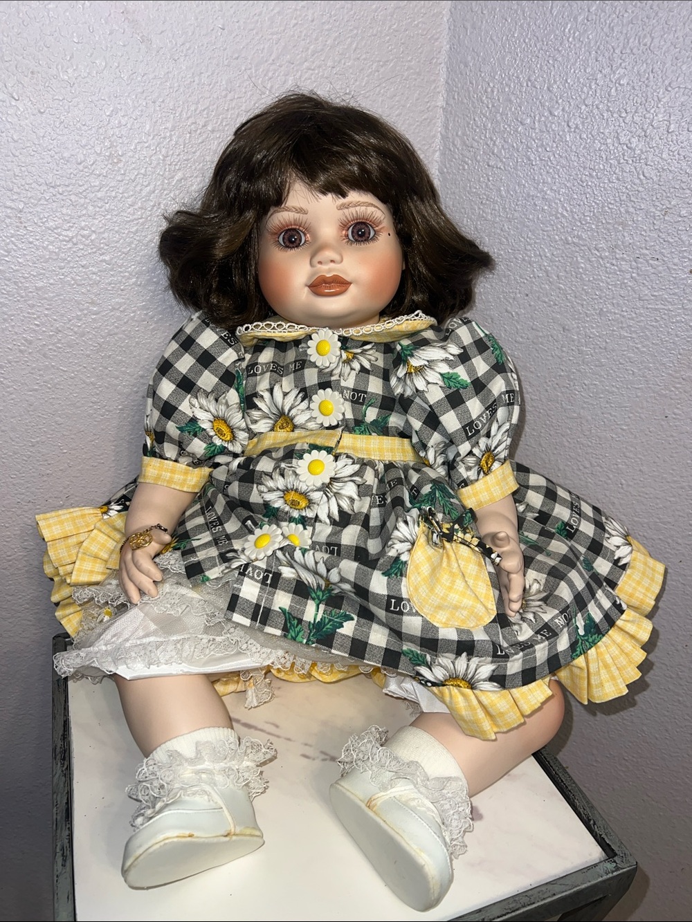 Marie Osmond Porcelain-Olive May Toddler Signed Collectible Doll